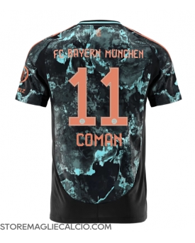 Bayern Munich Kingsley Coman #11 Maglia Gara Trasferta Repliche 2024-25